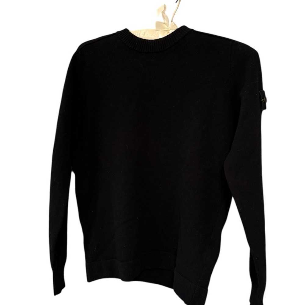 Stone Island Junior Kids Black Sweater